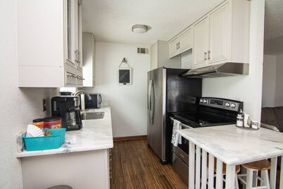 Lakeview Gem! Lakeside Condo with Deck, Fishing, and Nearby Dining - Perfect for Couples!