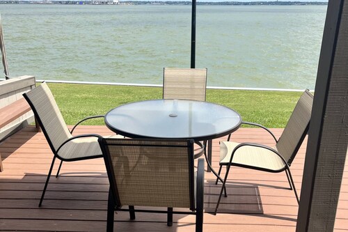 Lakeview Gem! Lakeside Condo with Deck, Fishing, and Nearby Dining - Perfect for Couples!