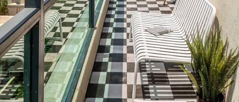 公寓, 2 間臥室, 露台 | 陽台