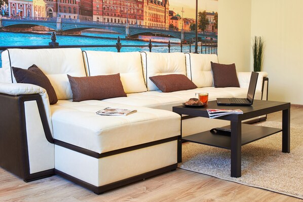Living room - PaulMarie Apartments on Mazurova (Gomel)