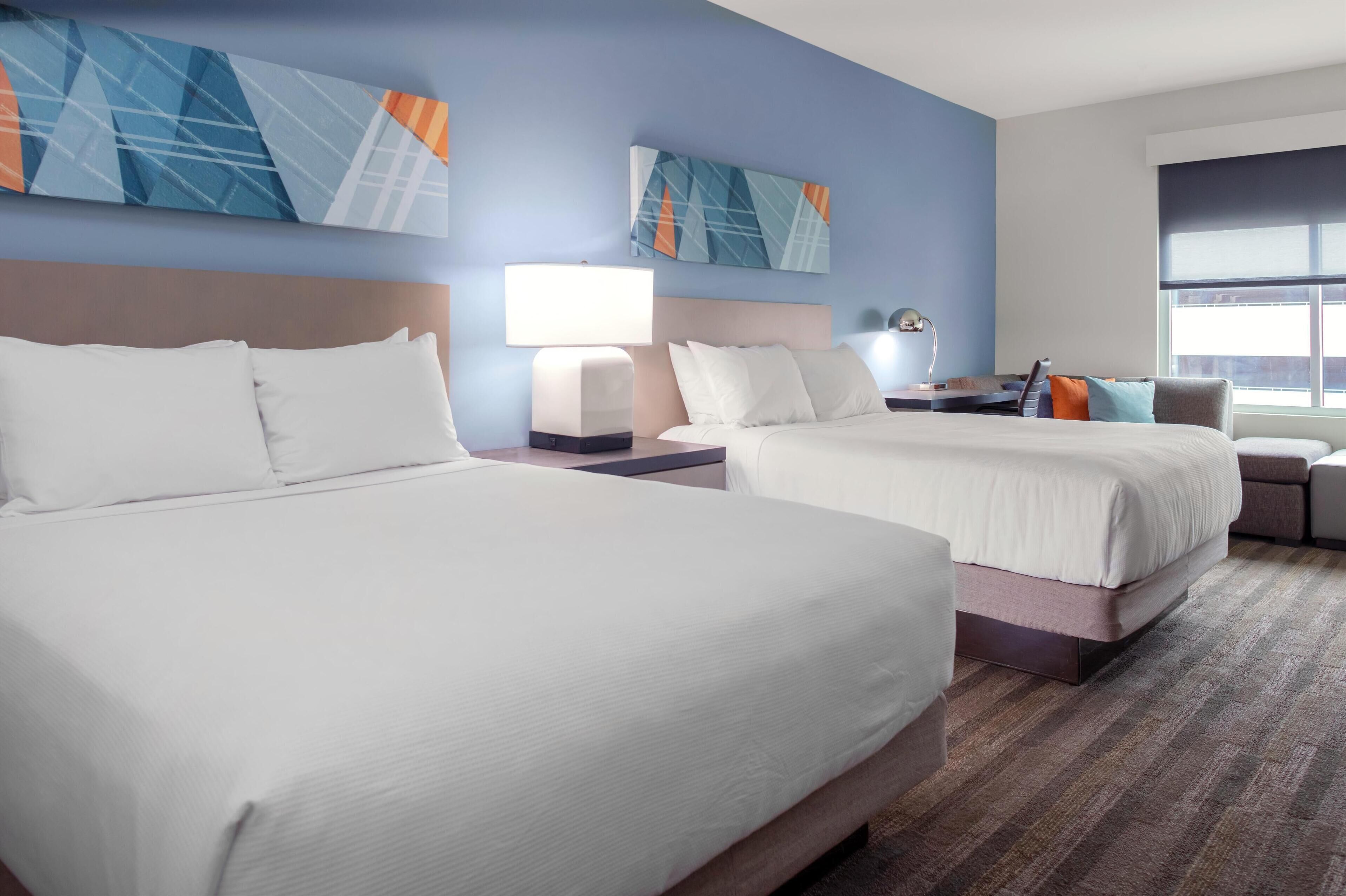 suite, 1 bedroom, kitchen (2 queen beds with sofa bed) | hypo-allergenic bedding, in-room safe, desk, laptop workspace