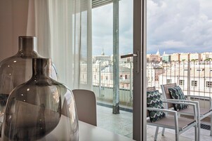 Klassiek appartement | Balkon