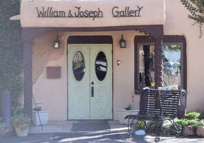 Exterior detail - Escape into serenity just minutes from the Plaza. Hot tub and sauna. (Santa Fe)