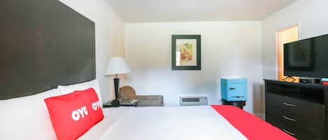 Free WiFi, bed sheets