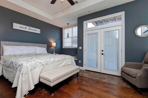 2 bedrooms, iron/ironing board, travel crib, WiFi