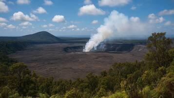 Volcanoes National Park is 45 minutes from us.