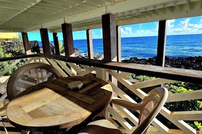 Oceanfront studio see whales and dolphins