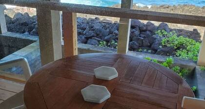Oceanfront Studio. See whales, turtles & dolphins!