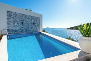 Family Villa, 6 Bedrooms, Balcony, Sea Facing (Villa Sine With Amazing Sea Panorama) | Pool | Seasonal outdoor pool
