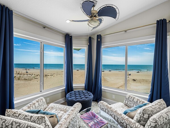 Interior - Elegant Beachfront Home w/ Private Pool & Parking (Redington Shores)