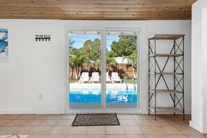 Una piscina riscaldata