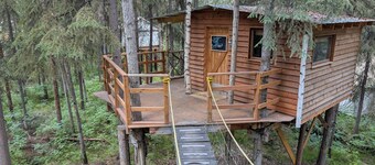 Time for adventure. Sleep in a treehouse. 5 minutes from the airport & downtown!