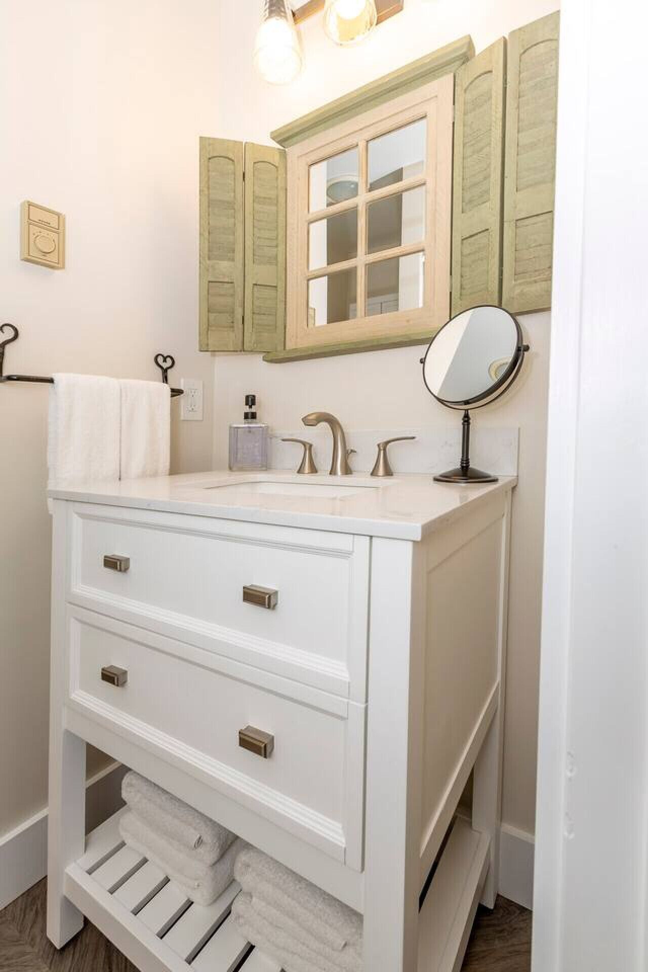 Haartrockner, Handtücher