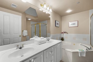 Bathtub, hair dryer