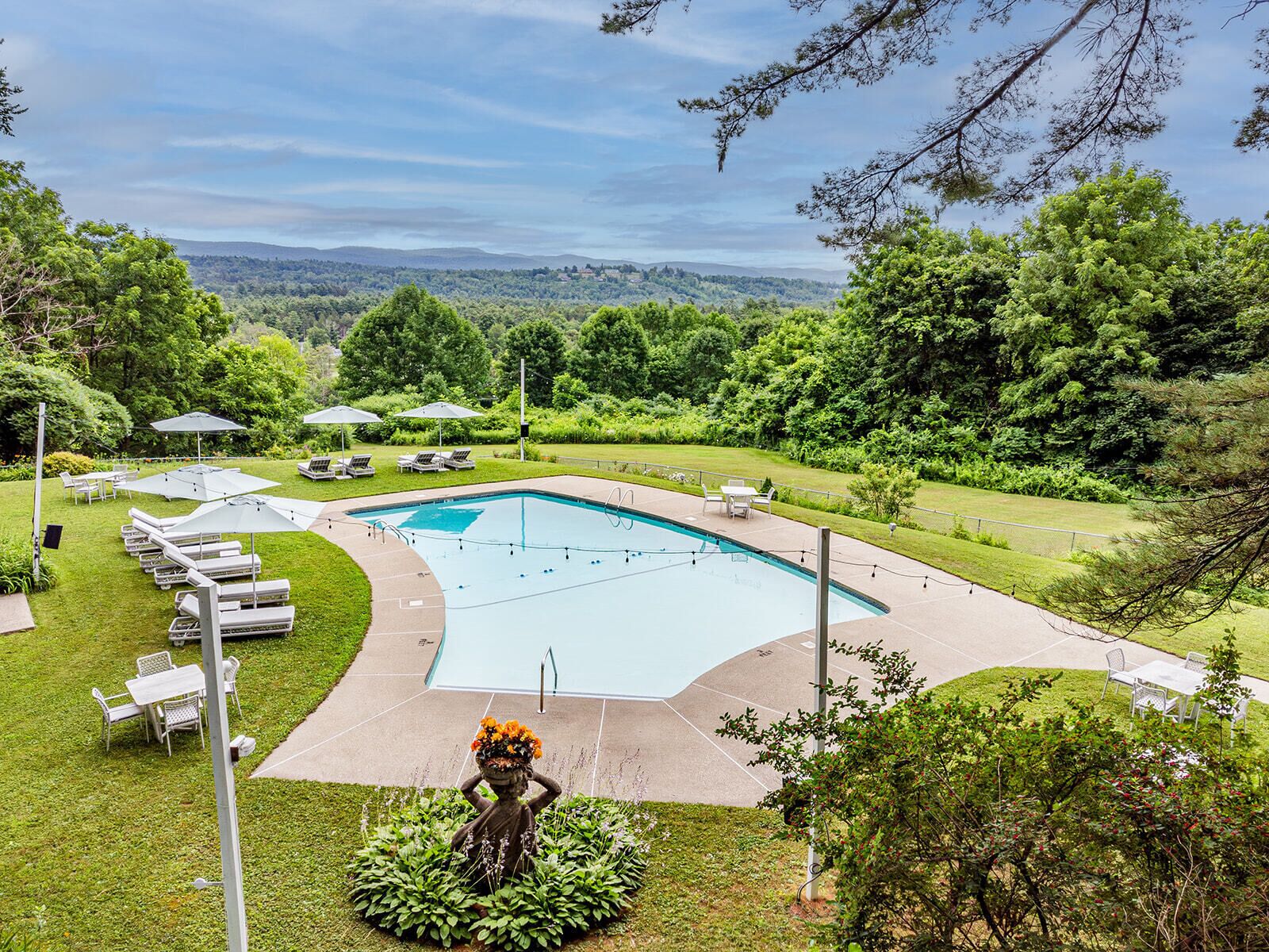 Seasonal outdoor pool