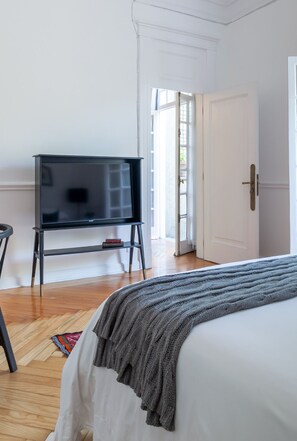 Apartamento panorâmico | 1 quarto, roupas de cama de algodão egípcio, roupas de cama premium