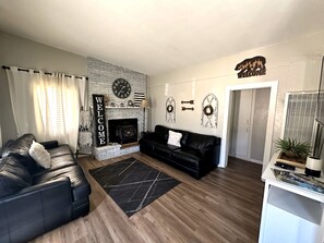 Smart TV, video games, DVD player, video library