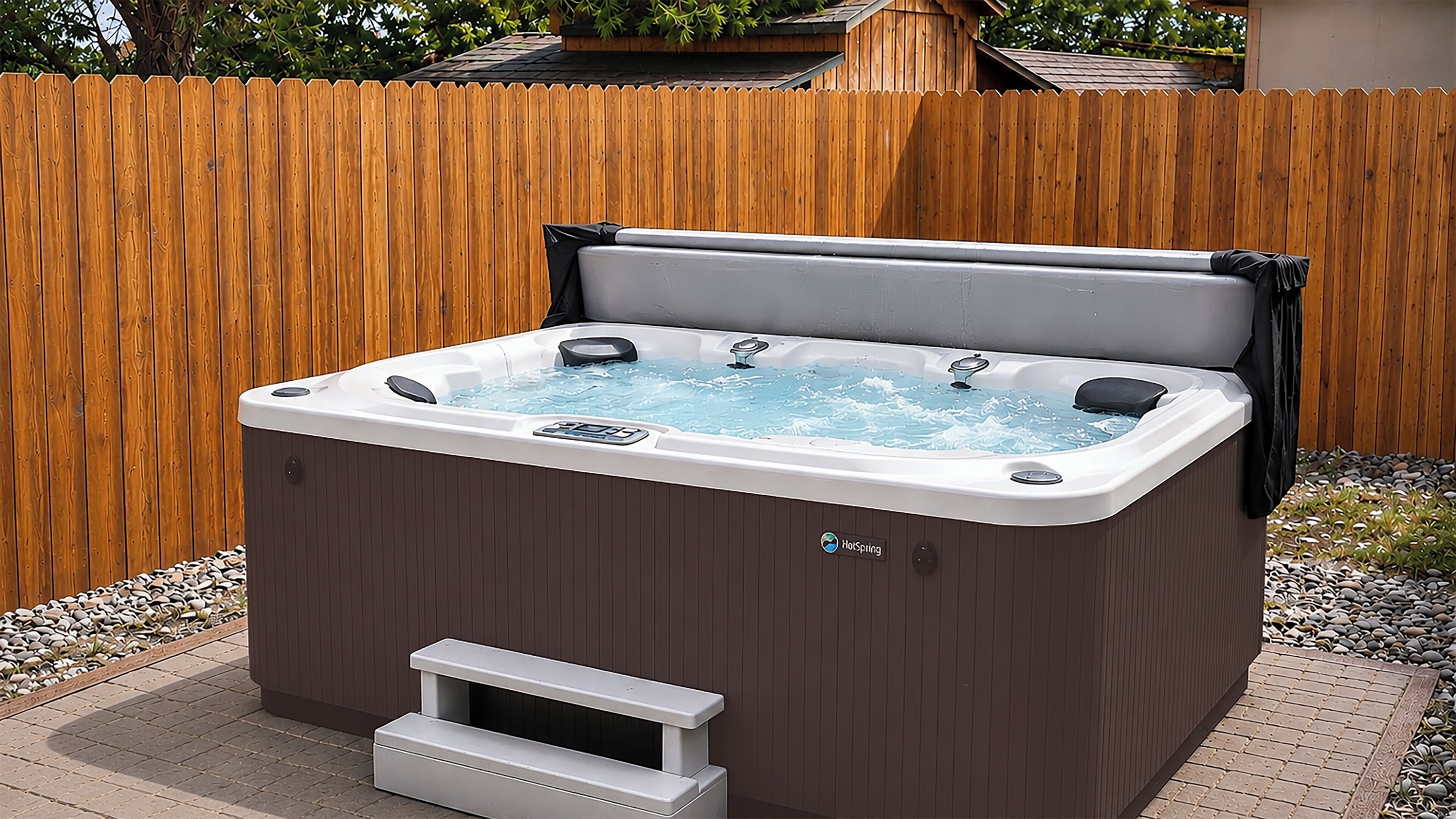 Outdoor spabad