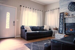 Smart TV, video games, DVD player, video library