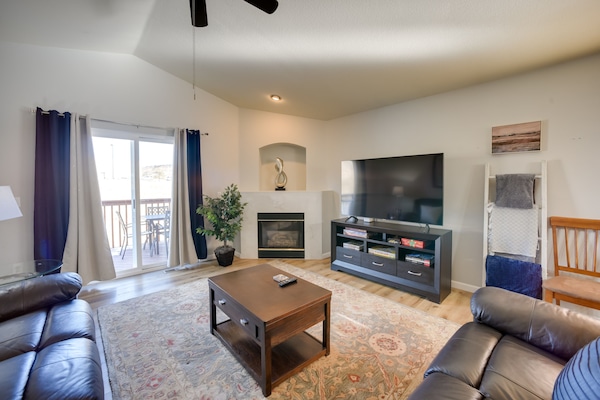 Colorado Springs Vacation Rental | 4BR | 3BA | 3 Stairs Required | 2,400 Sq Ft
