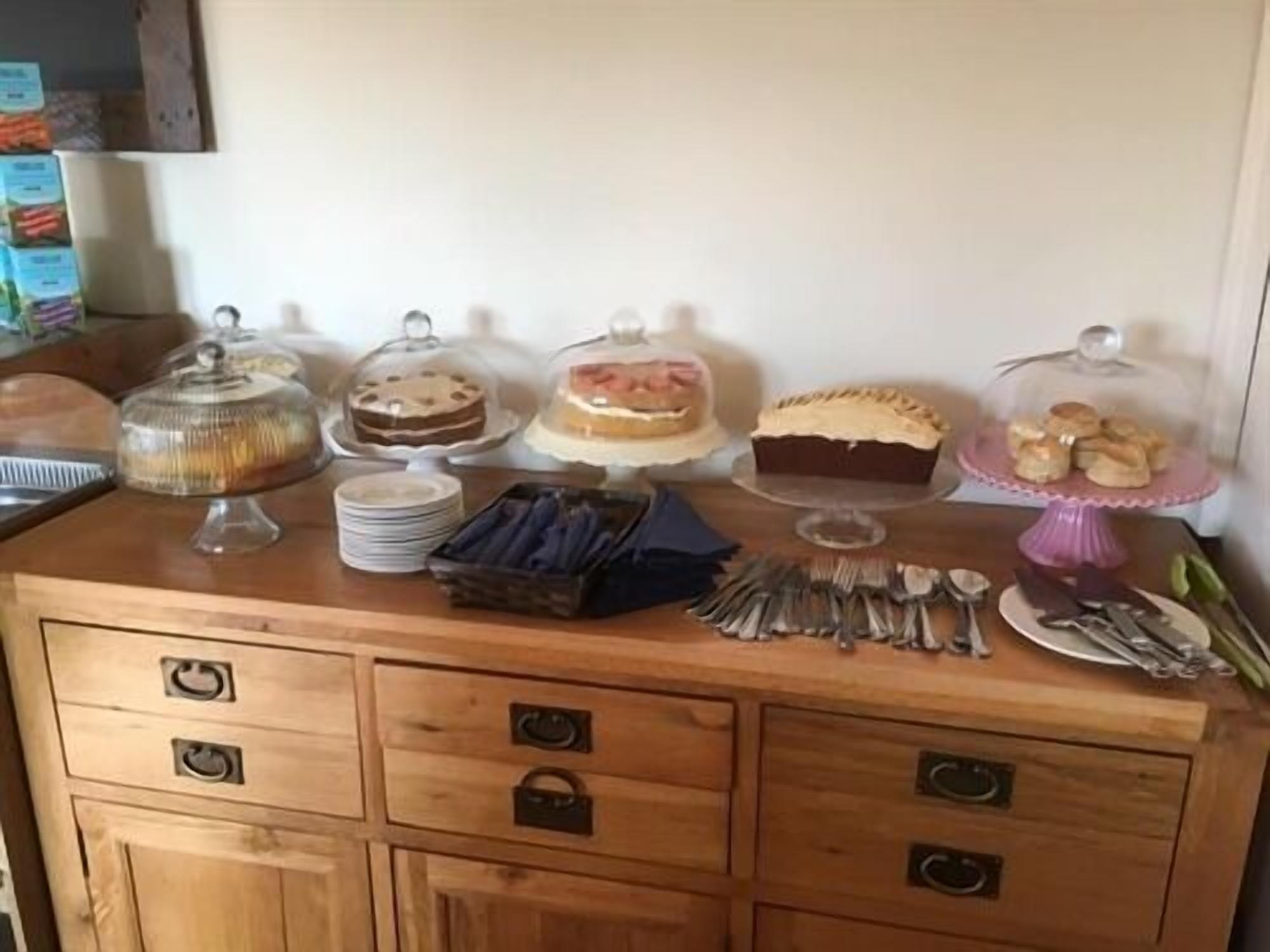 A selection of cakes are always available (gluten free too).