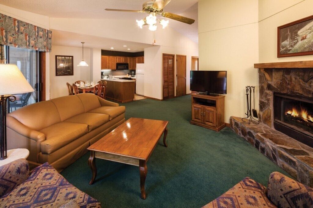 TV, fireplace, DVD player