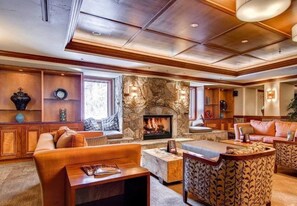 TV, fireplace, video games