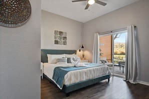 2 habitaciones, tabla de planchar con plancha, cuna de viaje y wifi