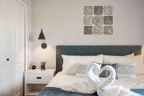 2 bedrooms, iron/ironing board, travel crib, WiFi