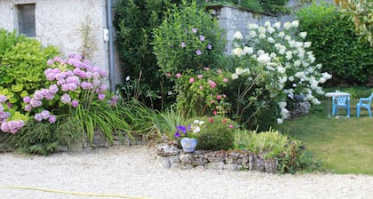 Spacious Vintage Cottage in Loire Valley: Village Charm, Garden, Pets Welcome