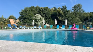 Et oppvarmet basseng