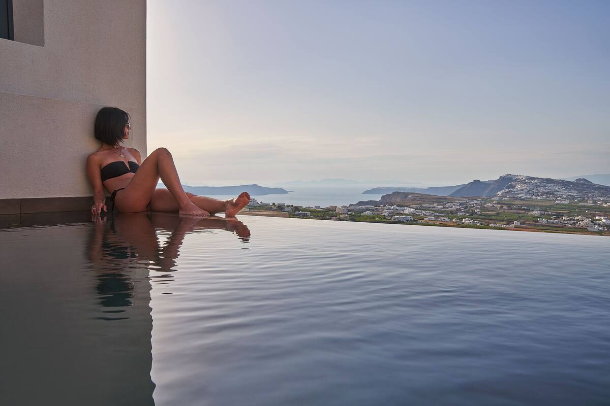 Apikia Two Bedroom Villa with Private Heated Pool and Panoramic View | 해변/바다 전망