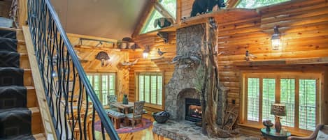 Chalet rustique, 3 chambres | Intérieur