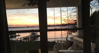 Family House on Lake Murray. 6 bedroom 6 1/2 bath house with big water view.