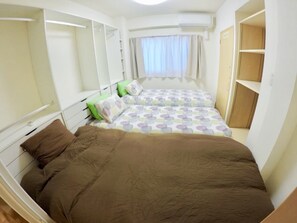 2 間睡房、書桌、熨斗/熨衫板、免費 Wi-Fi