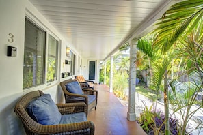 Terrace/patio - Efficiency 3 on water las olas/beach free kayaks. (Fort Lauderdale)