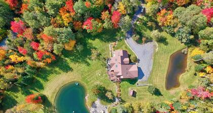 Edson Hill Estate: 4 br, 2 fireplaces, a/c, pool table, & pond