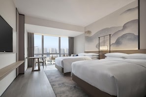 Zimmer, 2 Doppelbetten | Minibar (mit einigen kostenlosen Artikeln), Zimmersafe
