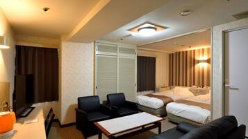 1 多间卧室、办公桌、免费 WiFi、床单