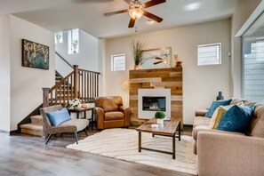 Smart TV, fireplace, offices