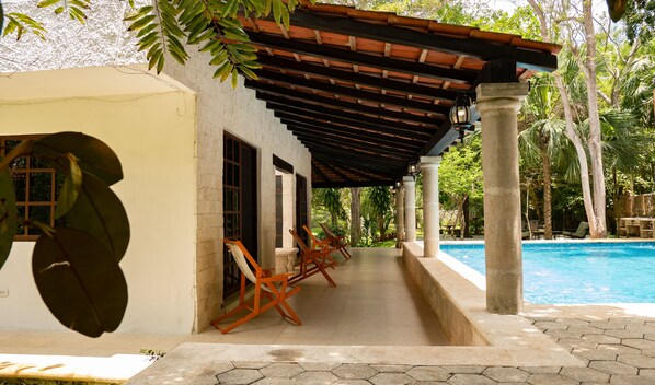 Luxury Villa | Terrace/patio - Hacienda Mexicana (Cancun)