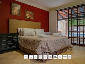 Villa de lujo | 2 habitaciones, decoración personalizada y muebles diferentes 