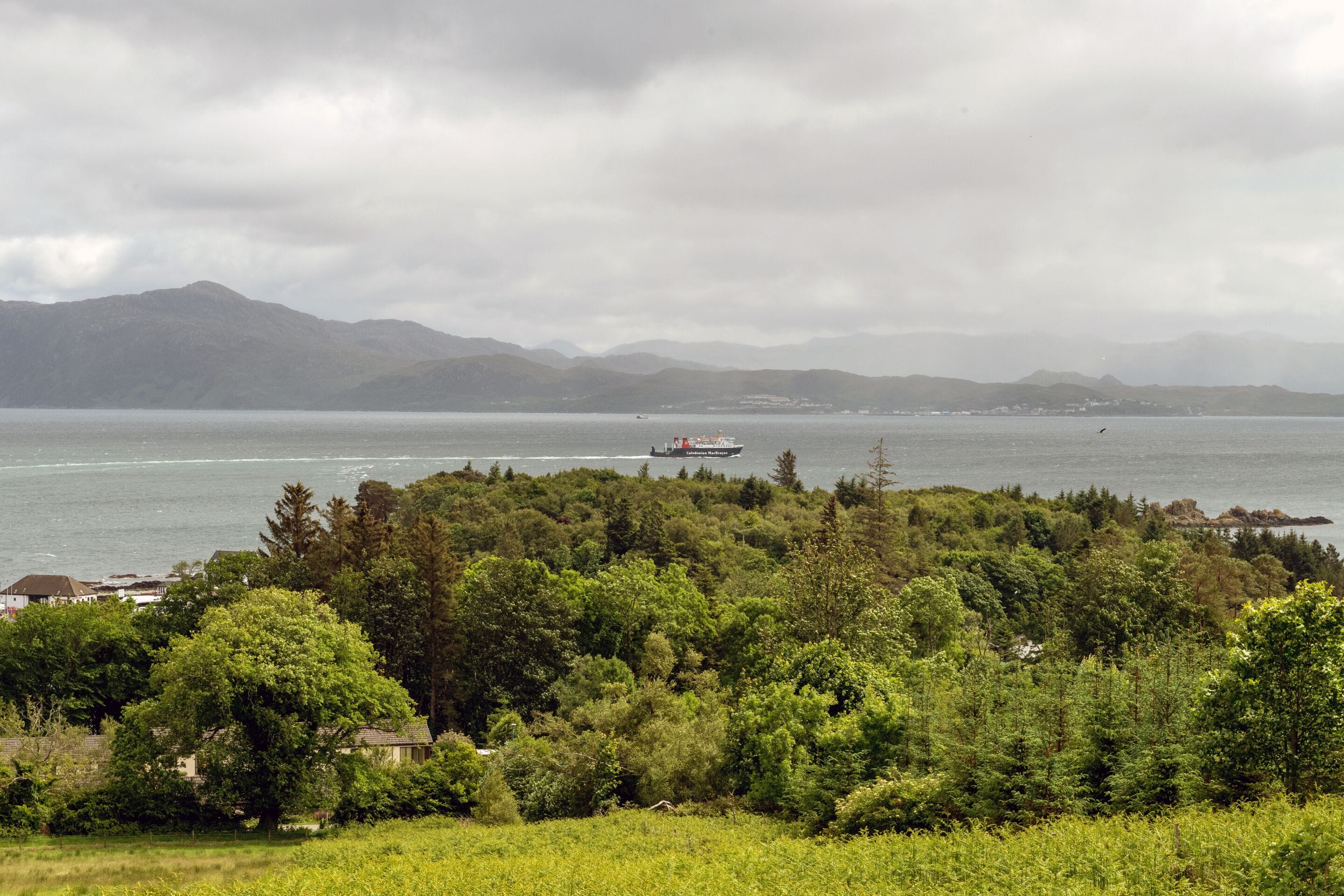 View from Lodge- Sound of Sleat