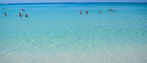 Beach nearby, sun-loungers