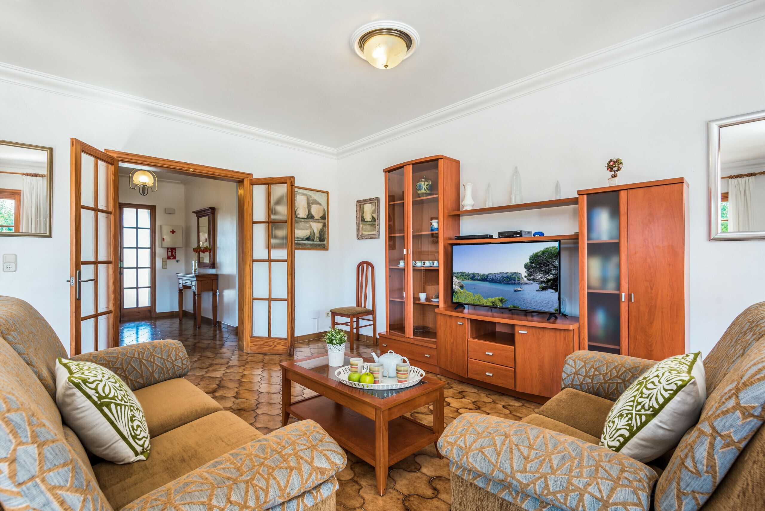 Televisie en een dvd-speler