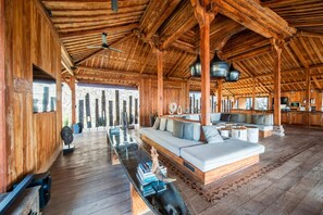 Villa, 4 Bedrooms, Smoking, Private Pool | Living room | DVD player