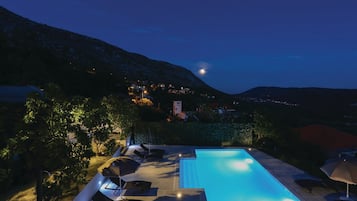Villa (Four-Bedroom Apartment with Private P) | Pool | Outdoor pool, pool umbrellas, sun loungers