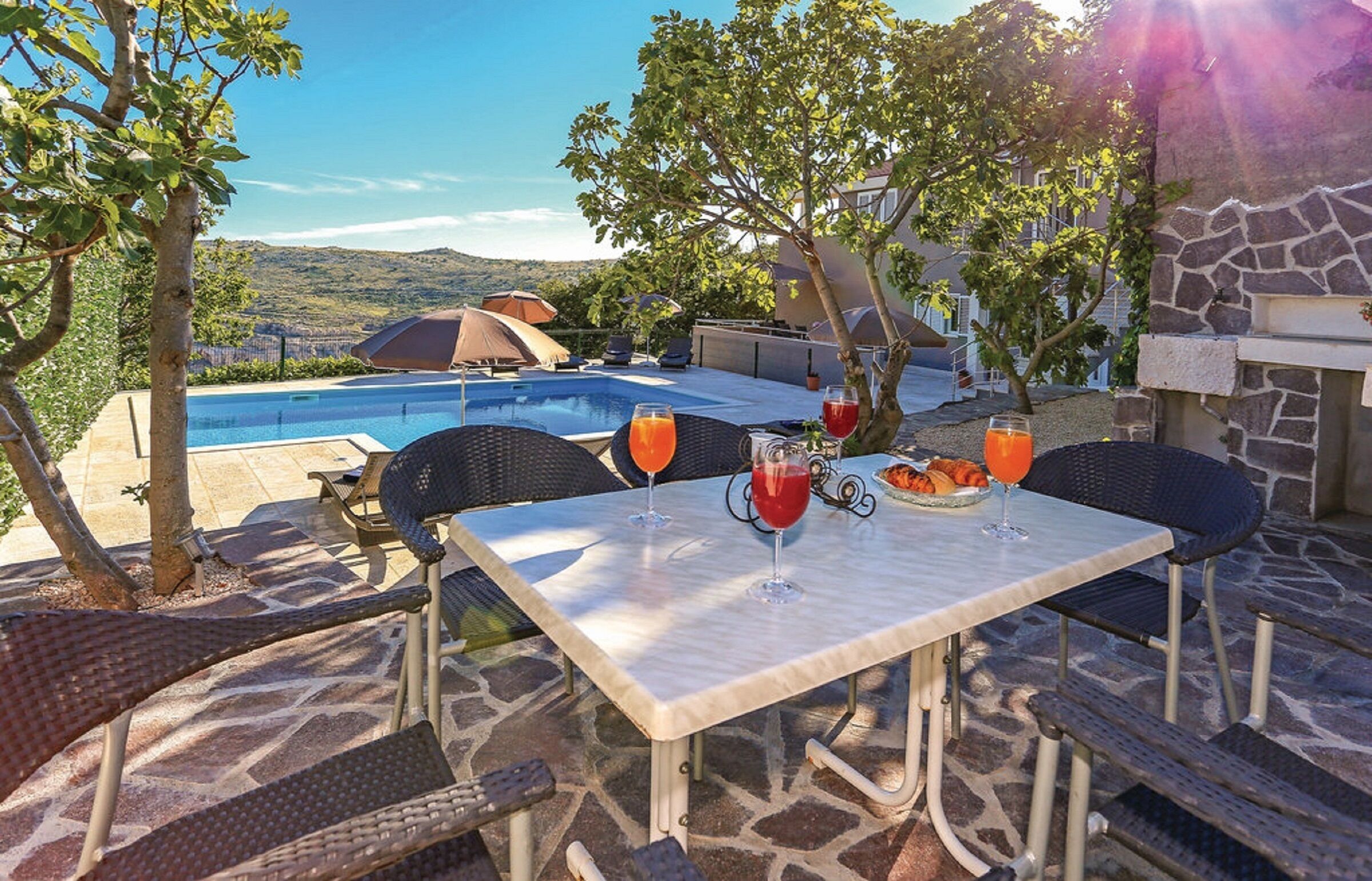 Villa (Four-Bedroom Apartment with Private P) | Terrasse/Patio