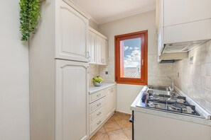 Kühlschrank, Ofen, Herdplatte, Wasserkocher