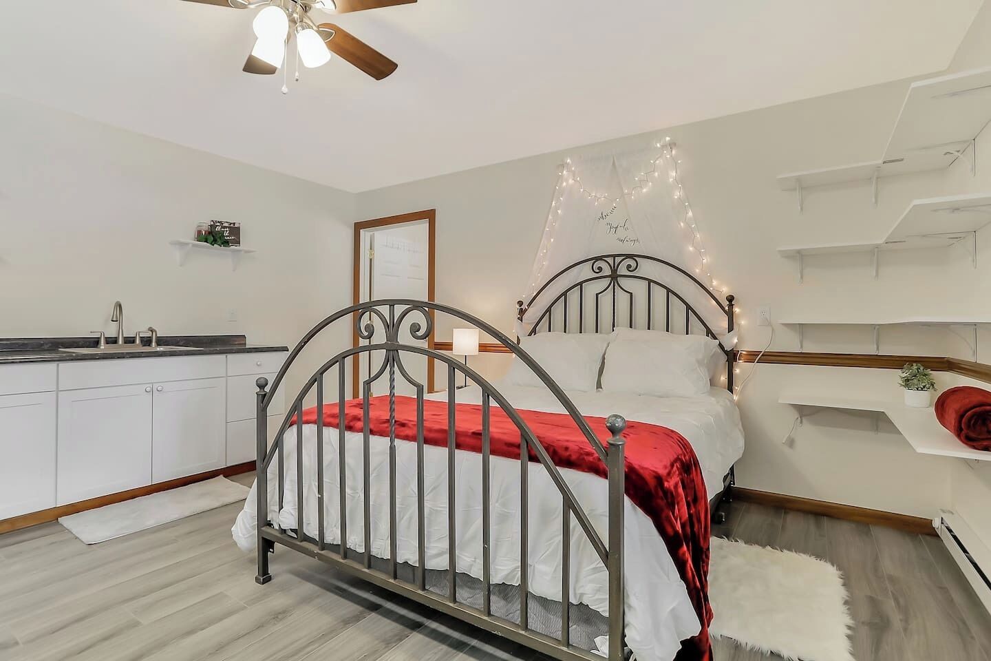 1 bedroom, iron/ironing board, free WiFi, bed sheets